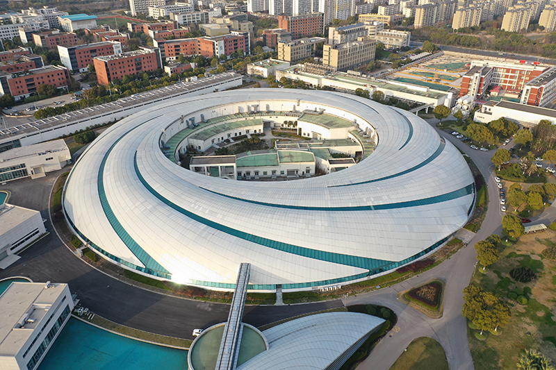 2019年3月12日，航拍上海光源項目。